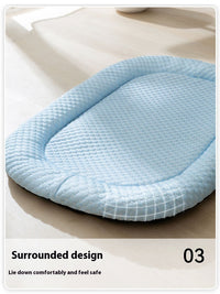 HKM-983123 Cooling Dog Mat - 3D Breathable Ice Pad for Small to Extra-Large Dogs, Various Colors Available