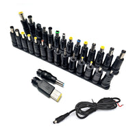 HKM-983187 Universal 30-Piece DC Power Adapter for Notebooks – Input AC 100V-240V, 24V Output, Male Plug