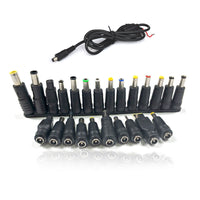 HKM-983187 Universal 30-Piece DC Power Adapter for Notebooks – Input AC 100V-240V, 24V Output, Male Plug