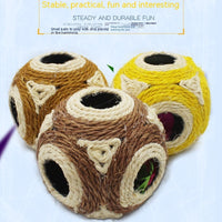 HKM-983443 Cat Supplies Kitty Toy Sisal Ball
