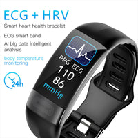HKM-983507 Smart Health Bracelet with ECG, Heart Rate, Blood Pressure, Blood Oxygen Monitoring, Waterproof Design, Sleep and Activity Tracker