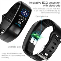 HKM-983507 Smart Health Bracelet with ECG, Heart Rate, Blood Pressure, Blood Oxygen Monitoring, Waterproof Design, Sleep and Activity Tracker