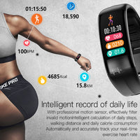 HKM-983507 Smart Health Bracelet with ECG, Heart Rate, Blood Pressure, Blood Oxygen Monitoring, Waterproof Design, Sleep and Activity Tracker
