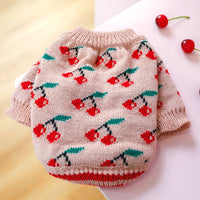 HKM-983571 Cozy Bowknot Hollow Knit Dog Sweater in Various Colors for Pets