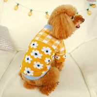 HKM-983571 Cozy Bowknot Hollow Knit Dog Sweater in Various Colors for Pets