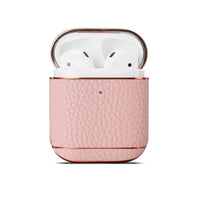 HKM-983891 Leather Lychee Pattern Clamshell Case for AirPods 1/2