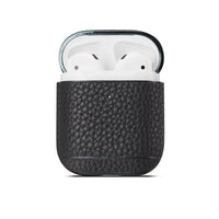 HKM-983891 Leather Lychee Pattern Clamshell Case for AirPods 1/2