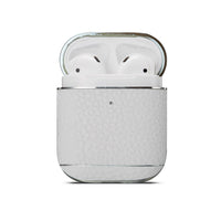 HKM-983891 Leather Lychee Pattern Clamshell Case for AirPods 1/2