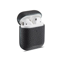 HKM-983891 Leather Lychee Pattern Clamshell Case for AirPods 1/2