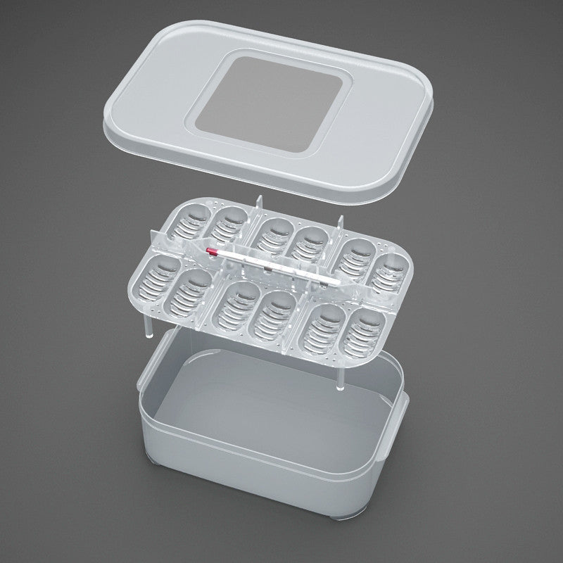 HKM-984147 Gecko Egg Incubator Box for Snakes and Lizards, 12 Egg Capacity
