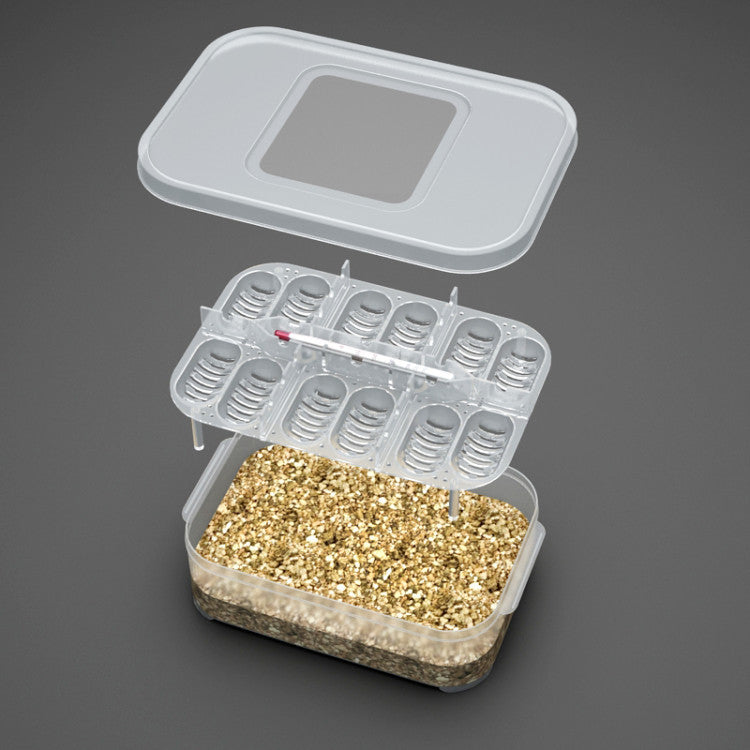 HKM-984147 Gecko Egg Incubator Box for Snakes and Lizards, 12 Egg Capacity