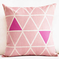 HKM-984211 Swan Series Medium Cotton and Linen Blend Pillowcase - 45 x 45 cm