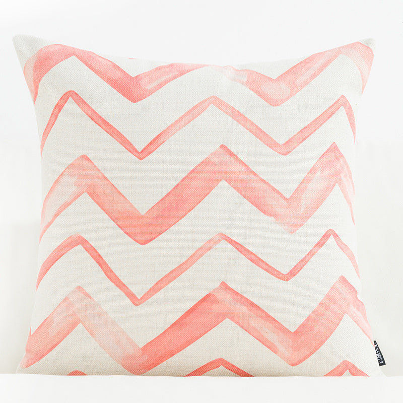 HKM-984211 Swan Series Medium Cotton and Linen Blend Pillowcase - 45 x 45 cm