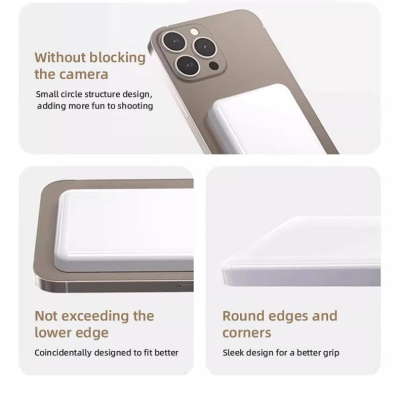 HKM-984339 Portable Magnetic Fast Charging Power Bank - 10000mAh Capacity, USB-C and Wireless Charging for Smartphones and Tablets