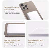 HKM-984339 Portable Magnetic Fast Charging Power Bank - 10000mAh Capacity, USB-C and Wireless Charging for Smartphones and Tablets