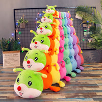 HKM-984531 Caterpillar Plush Long Sleeping Pillow for Children - Super Cute and Soft Toy Gift