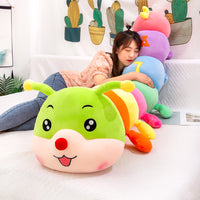 HKM-984531 Caterpillar Plush Long Sleeping Pillow for Children - Super Cute and Soft Toy Gift