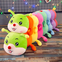 HKM-984531 Caterpillar Plush Long Sleeping Pillow for Children - Super Cute and Soft Toy Gift