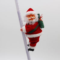 HKM-984595 Electric Santa Claus Ladder Climber - Holiday Decoration Doll, 20x9x12.5CM, 335g