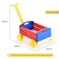 HKM-984723 Storage Trolley Toy Cart for Kids - Educational DIY Assembly Blocks for Ages 2-4