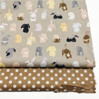 HKM-984979 Cotton Cartoon Print Fabric for Children's Bedding and Apparel, 100% Cotton, 1.6m Wide, 10m Roll