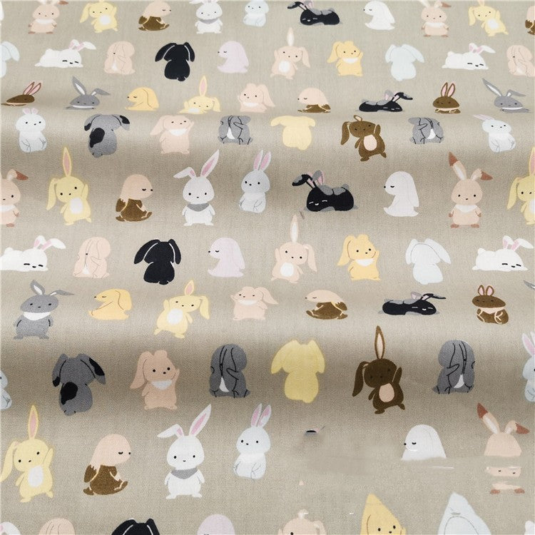 HKM-984979 Cotton Cartoon Print Fabric for Children's Bedding and Apparel, 100% Cotton, 1.6m Wide, 10m Roll