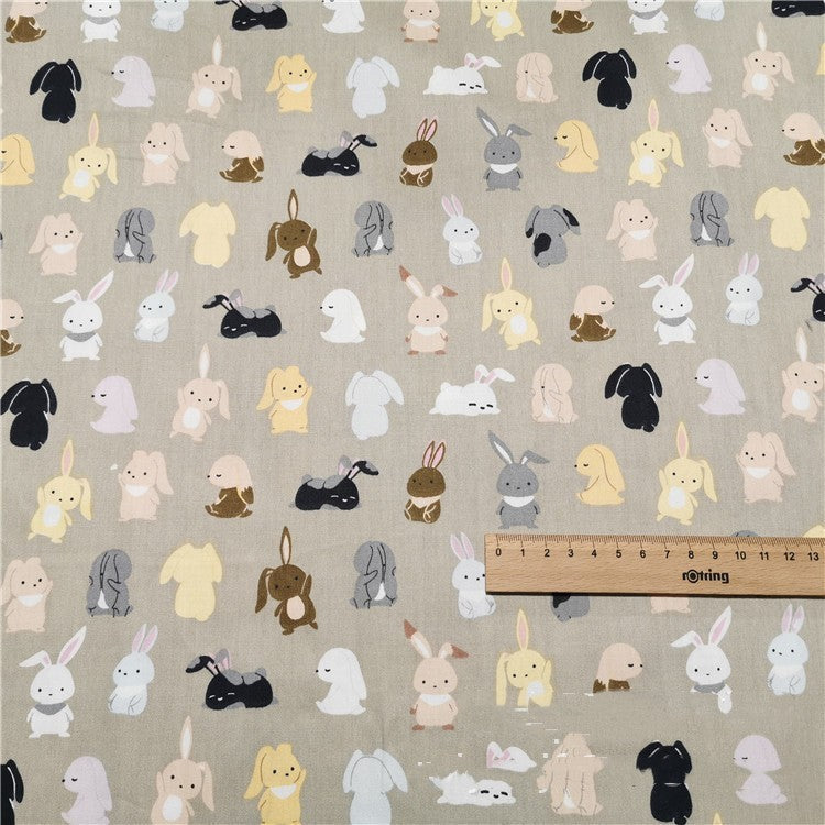 HKM-984979 Cotton Cartoon Print Fabric for Children's Bedding and Apparel, 100% Cotton, 1.6m Wide, 10m Roll