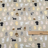 HKM-984979 Cotton Cartoon Print Fabric for Children's Bedding and Apparel, 100% Cotton, 1.6m Wide, 10m Roll