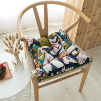 HKM-985043 Southeast Asian Ethnic Style Cotton and Linen Chair Cushion in Various Patterns and Sizes