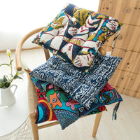 HKM-985043 Southeast Asian Ethnic Style Cotton and Linen Chair Cushion in Various Patterns and Sizes