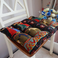 HKM-985043 Southeast Asian Ethnic Style Cotton and Linen Chair Cushion in Various Patterns and Sizes