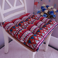 HKM-985043 Southeast Asian Ethnic Style Cotton and Linen Chair Cushion in Various Patterns and Sizes
