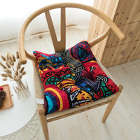 HKM-985043 Southeast Asian Ethnic Style Cotton and Linen Chair Cushion in Various Patterns and Sizes