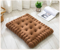 HKM-985363 Comfortable Modern Plush Dining Chair Mat - Sedentary Cushion in Coffee and Beige, Multiple Sizes Available 40x45cm, 50x60cm