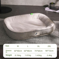 HKM-985427 Cool Nest for Small Dogs – All-Season Cloth Pet Bed in Gray, Green, Khaki (Multiple Sizes Available)