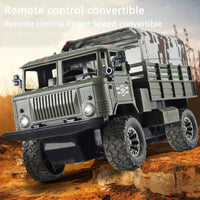 HKM-985555 4CH Electric Military RC Truck for Kids - Off-road Remote Control Vehicle, 12x25x13CM, Indoor & Outdoor Use