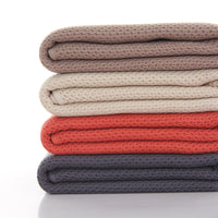 HKM-985555 All-Cotton Jacquard Bath and Beach Towel - Breathable & Quick-Dry in Beige, Red, Light Gray, Brown