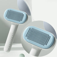 HKM-986067 Pet Knot Hair Removal Comb for Dogs and Cats - Steel Needle & Rubber Head Options