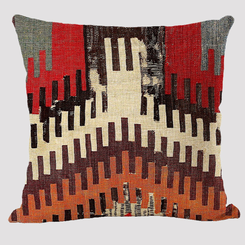 HKM-986195 Abstract Painting Modern Minimalist Bohemian Cushion Cover, 45x45cm Polyester Pillowcase