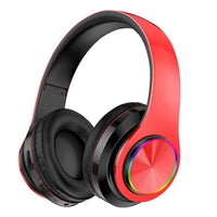 HKM-986195 Luminous Bluetooth Headset with Subwoofer Stereo Sound, NFC, Voice Control, and Multi-Point Connection