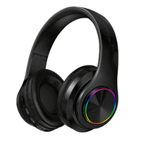 HKM-986195 Luminous Bluetooth Headset with Subwoofer Stereo Sound, NFC, Voice Control, and Multi-Point Connection