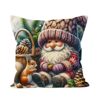 HKM-986259 Christmas Cartoon Pillow Cover for Living Room Decor - 45x45cm, Multiple Styles Available
