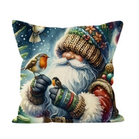 HKM-986259 Christmas Cartoon Pillow Cover for Living Room Decor - 45x45cm, Multiple Styles Available