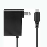 HKM-986323 Universal AC Power Supply Adapter for Nintendo Switch - Fast Charging 2.4A, 5ft Tangle-Free Cable, USB-C Connector