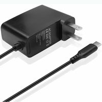 HKM-986323 Universal AC Power Supply Adapter for Nintendo Switch - Fast Charging 2.4A, 5ft Tangle-Free Cable, USB-C Connector