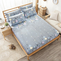HKM-986451 Pure Cotton Printed Mattress Cover - Soft and Breathable Bedding Essential