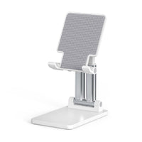 HKM-986515 Adjustable Dual-Rod Lazy Bracket for Phablet Devices - Black & White Options
