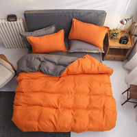 HKM-986771 Modern Simple Style 4-Piece Bedding Set with Sanding Pattern