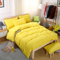 HKM-986771 Modern Simple Style 4-Piece Bedding Set with Sanding Pattern