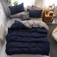 HKM-986771 Modern Simple Style 4-Piece Bedding Set with Sanding Pattern